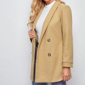 NEW SHEIN Double Breasted Form Fitting Blazer XL